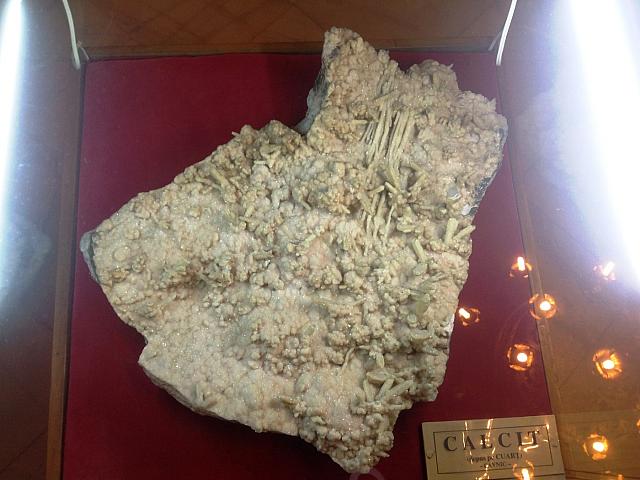 Calcite in the Collections Room at the National Geology Museum in Kiseleff Road