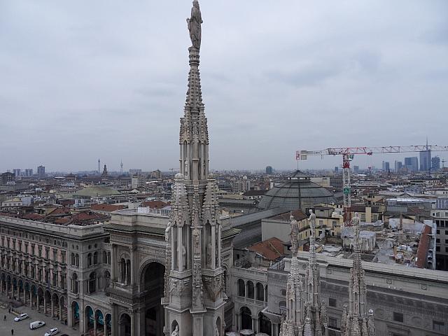 View From the Milan Cathedral (Duomo) Rooftop