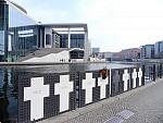 The White Crosses Memorial on the banks of River Spree